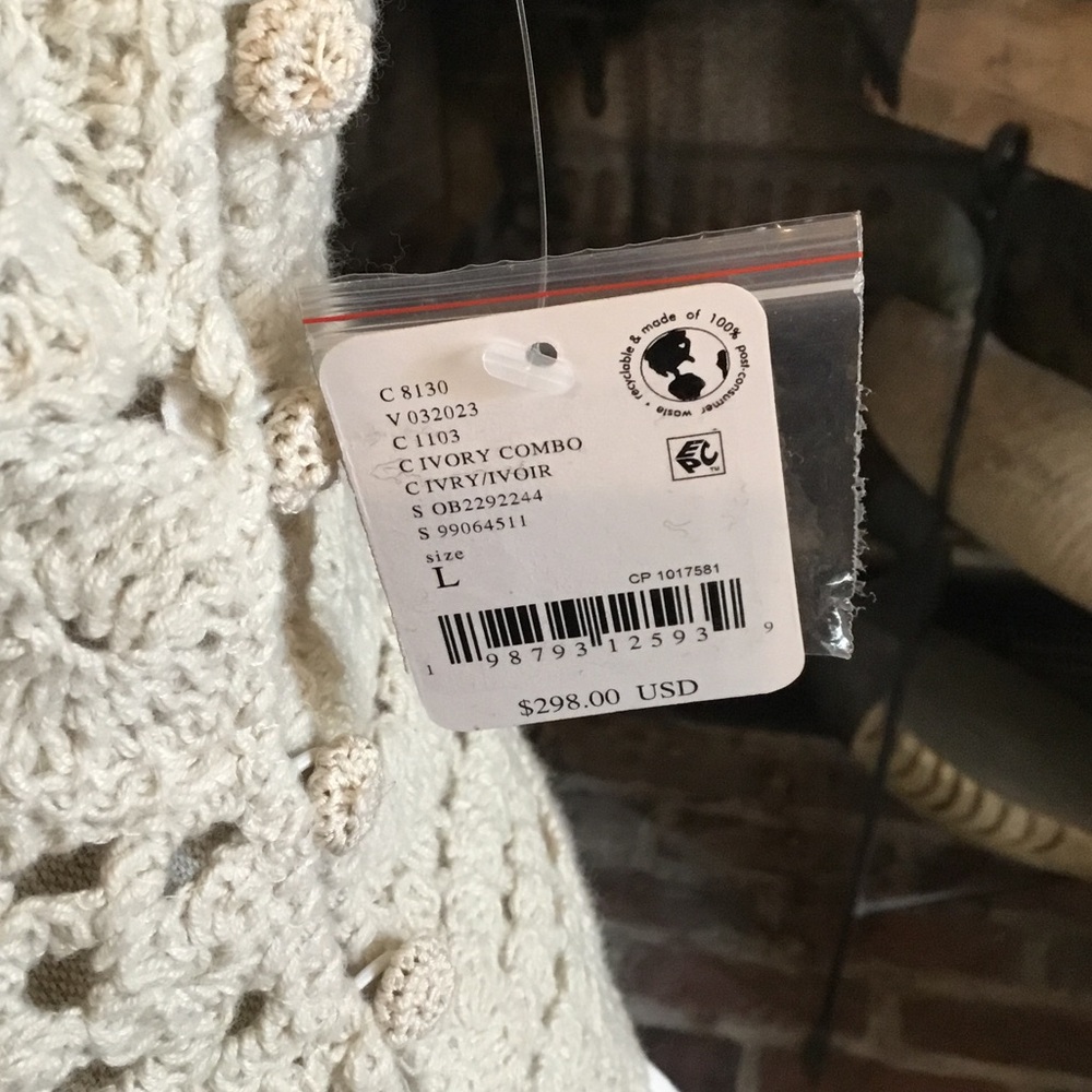 NWT Free People Kinsley Crochet Mini Dress - Picture 4 of 6